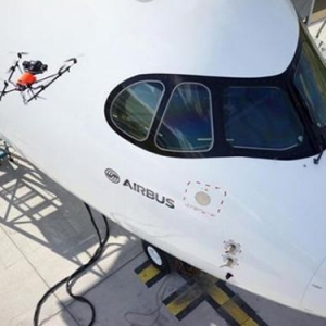 空客嘗試用無人機檢查客機