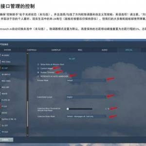模擬飛行 DCS Mi-24P直升機 中文指南 2.3接口管理的控制