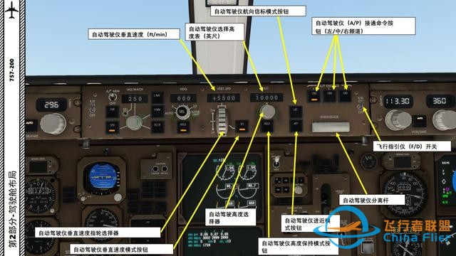 XP11 FF 波音757 中文指南 2.15自動駕駛儀-2312