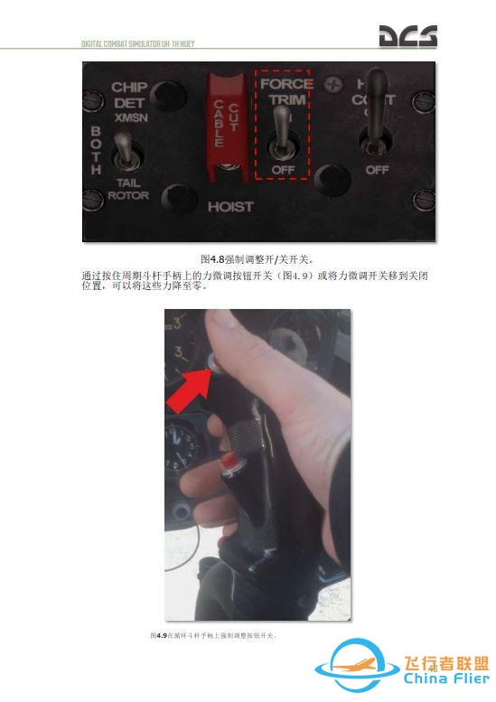 DCS UH 1H Huey休伊直升機 中文飛行手冊 3.6駕駛艙-5944