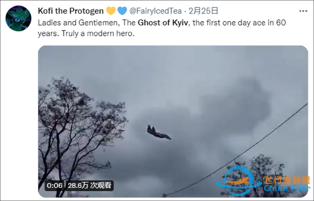 外網(wǎng)盛贊“基輔幽靈”擊落俄戰(zhàn)機，結(jié)果一看是游戲畫面-6079