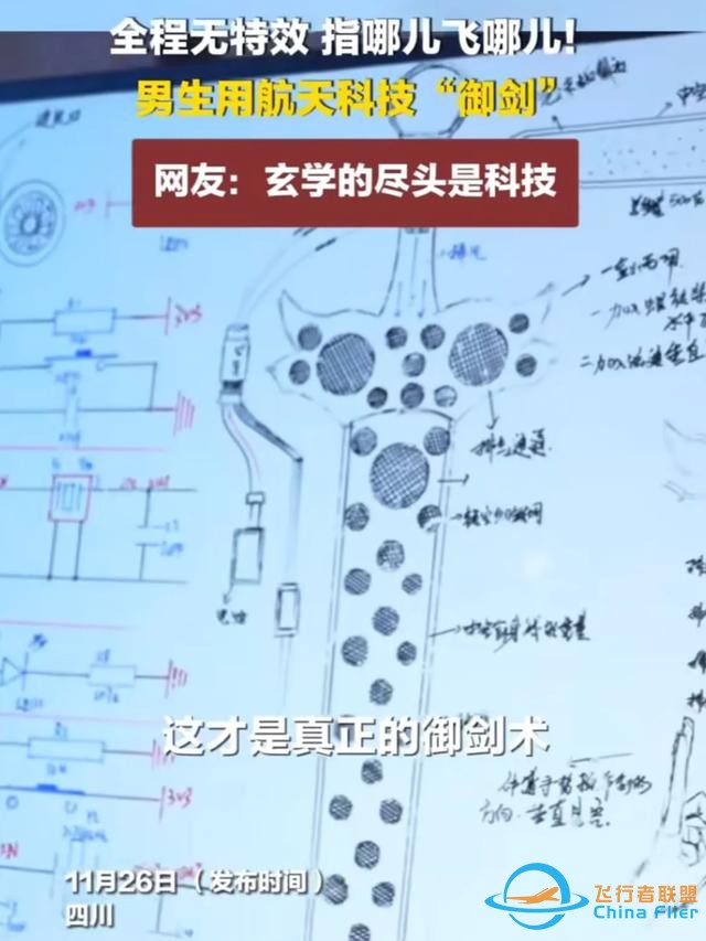 男子用航天技術(shù)造飛劍，“御劍飛行”夢想！探索科技與文化結(jié)合？-7558