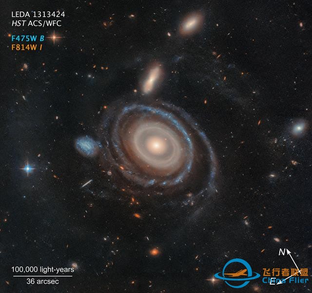 哈勃捕捉到“宇宙靶心”圖像：揭示令人驚嘆的九環星系-4861
